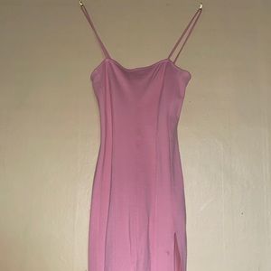 Forever 21 Small Slit Pink Dress